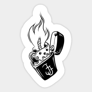 Burn Sticker